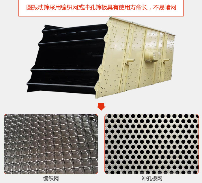 圆妖精视频网站入口采用编织网或冲孔筛板具有使用寿命长，不易堵网。