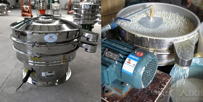 全不锈钢豆浆过滤妖精视频网站入口筛分现场展示图。